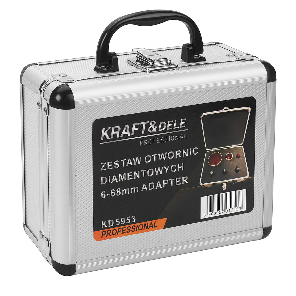 KRAFT&DELE teemantaugusaagide komplekt 6-osaline 6–68 mm KD5953 – pilt 7