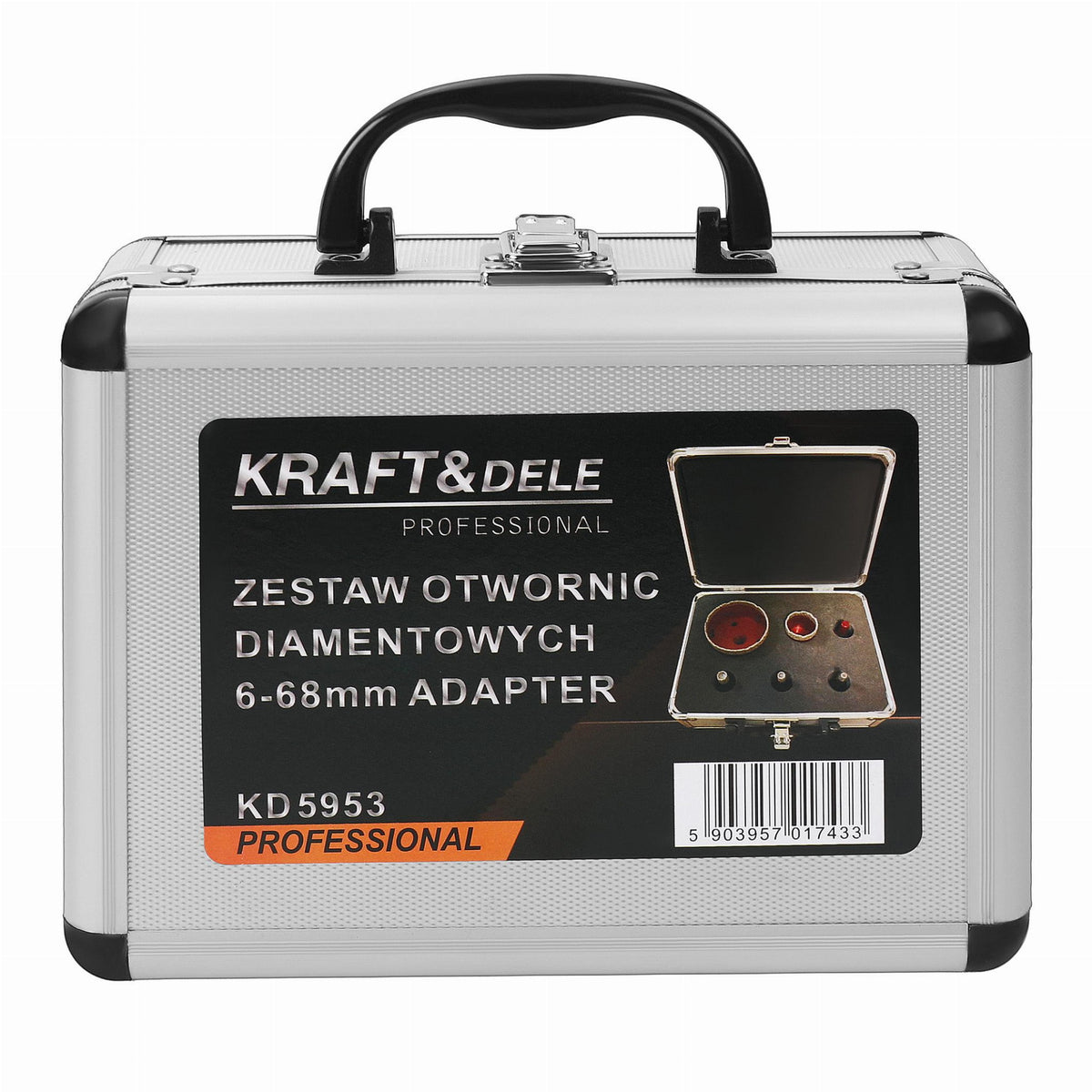 KRAFT&DELE teemantaugusaagide komplekt 6-osaline 6–68 mm KD5953 – pilt 8