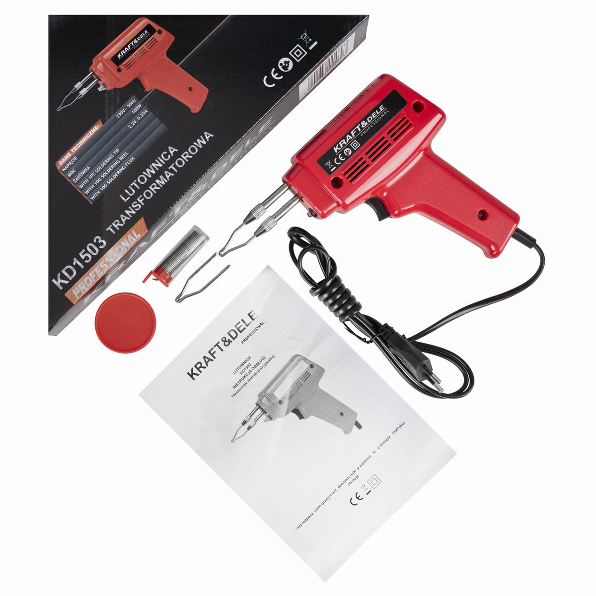 100 W trafoga püstoljootekolb KD1503 – pilt 3