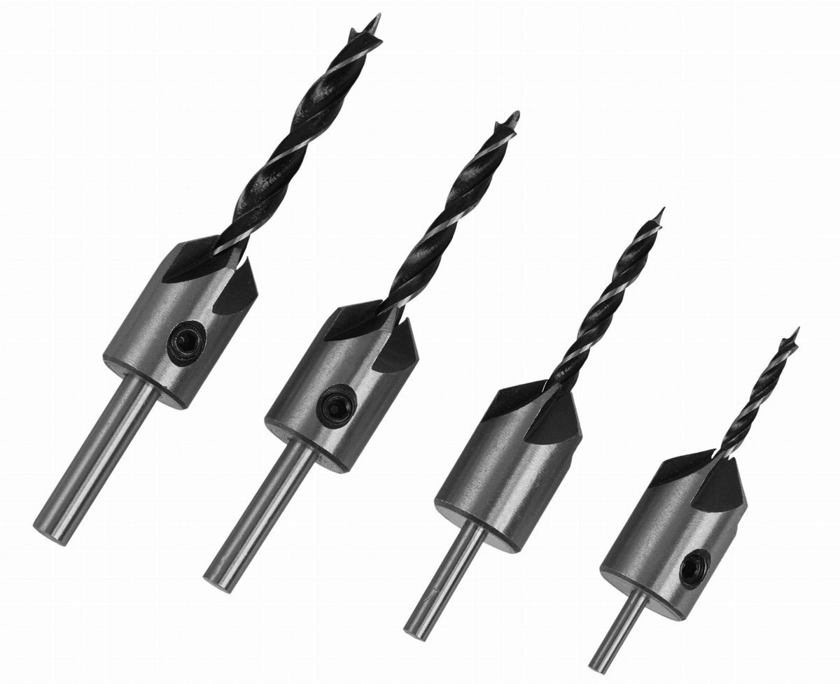 KRAFT&DELE 4-osaline reguleeritava süvistiga puidupuuride komplekt KD10559 (P) – pilt 4