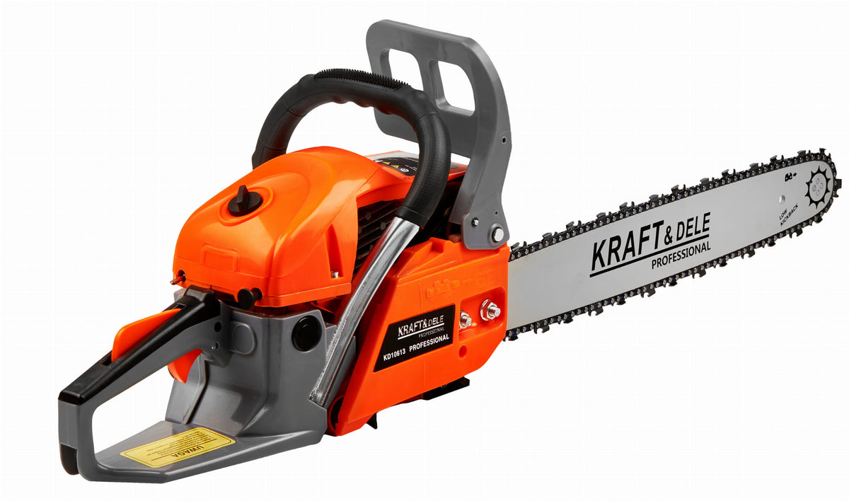 KRAFT&DELE bensiinimootorsaag 5,9 HP 16″ ja 18″ juhtplaatidega KD10613 – pilt 4