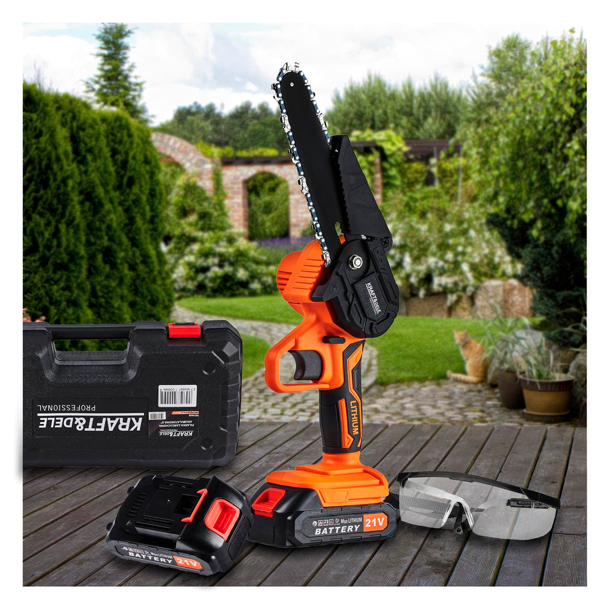 KRAFT&DELE juhtmevaba kettsaag 6″ 21 V KD10626 – pilt 10