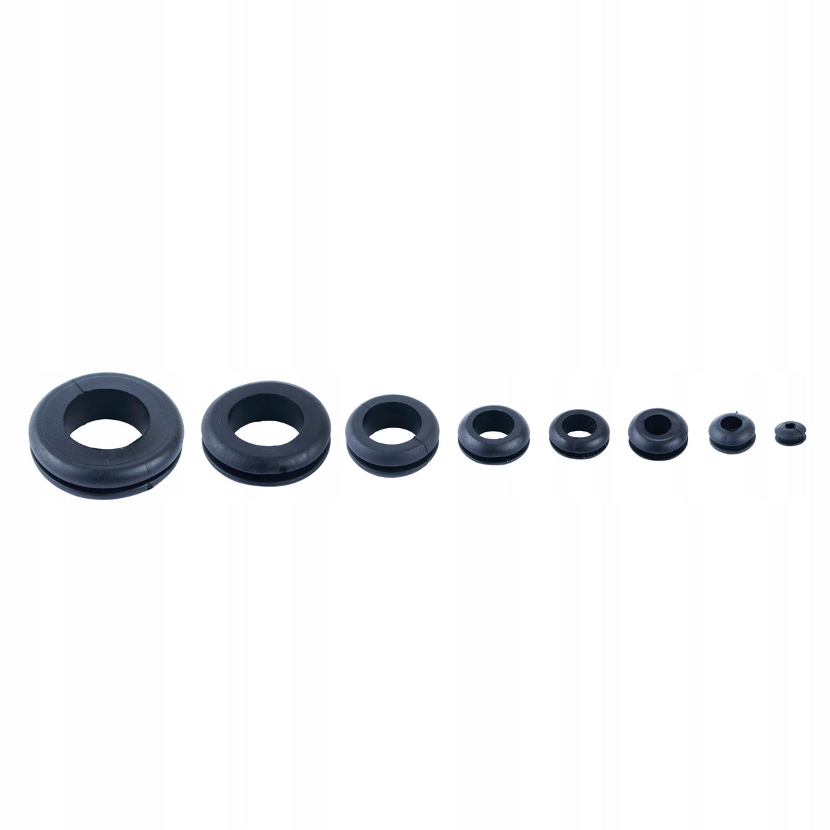 Mustade kummist läbiviiktihendite komplekt 180 tk 6–24 mm 19611 – pilt 4