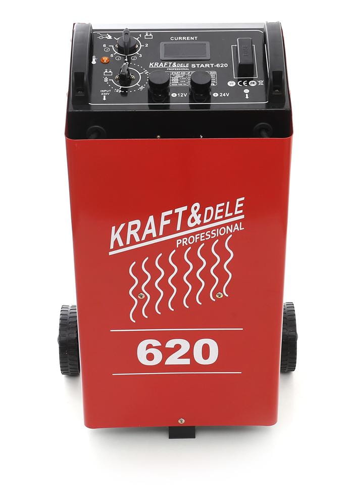KRAFT&DELE LCD-ekraaniga akulaadija käivitusfunktsiooniga 250 A 12/24 V KD1915 – pilt 8