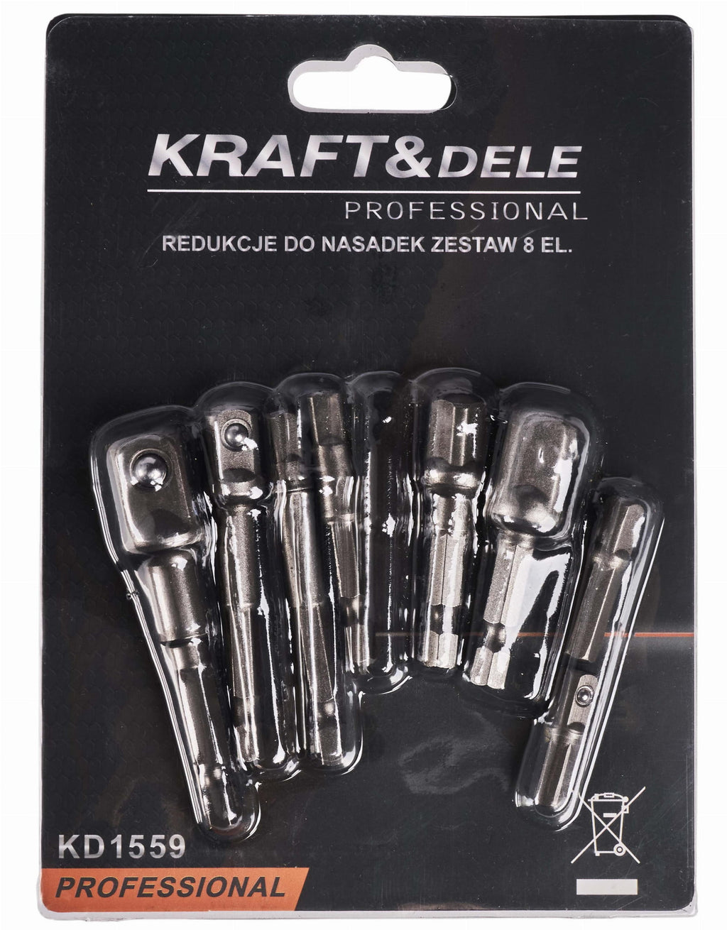 Kraft&Dele padrunvõtmeadapterite komplekt 8 tk KD1559 (VB10) (P) – pilt 10
