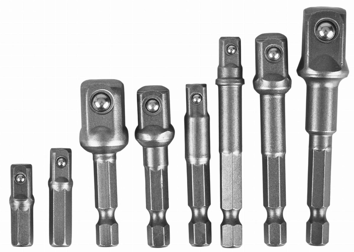Kraft&Dele padrunvõtmeadapterite komplekt 8 tk KD1559 (VB10) (P) – pilt 1