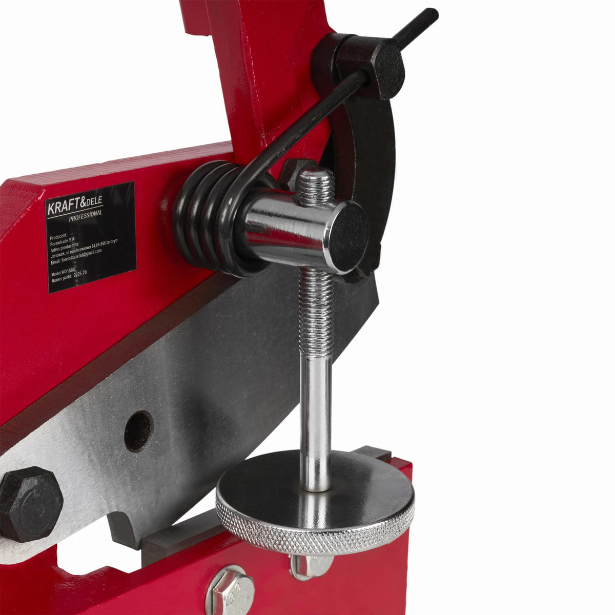 5″ käsigiljotiin teraslehtede ja varraste lõikamiseks, 125 mm KD1588 – pilt 7