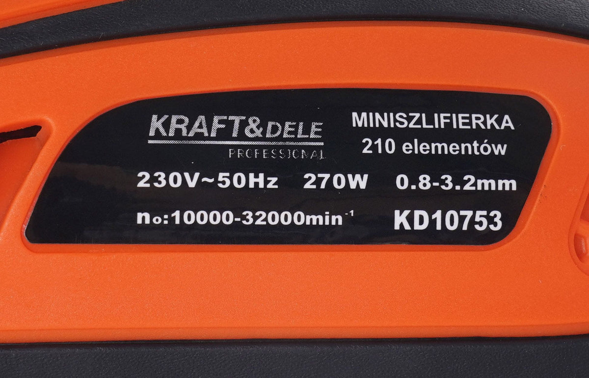 KRAFT&DELE minilihvija-puur 270 W koos 210 tarvikuga KD10753 – pilt 10