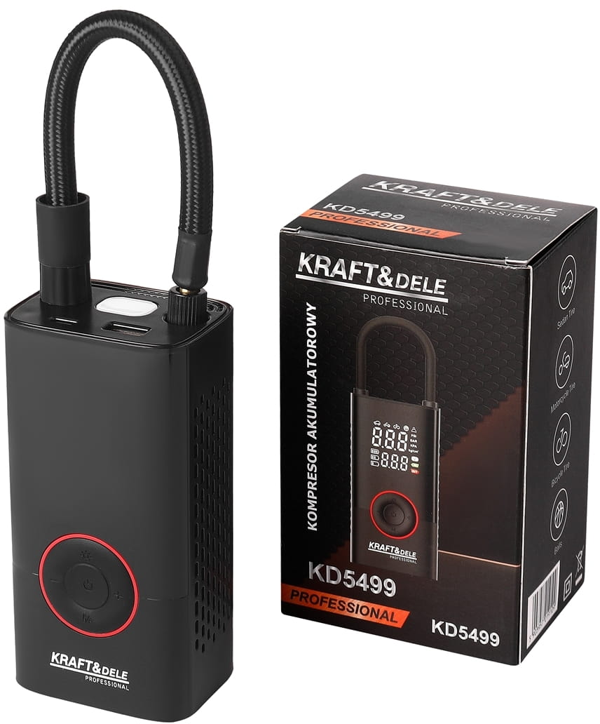 Juhtmevaba kompressor LED-taskulambiga 85 W 4000 mAh KD5499 – pilt 4
