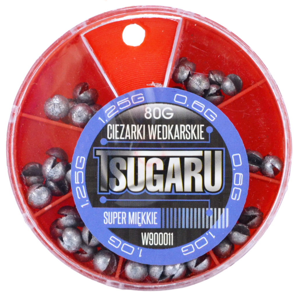 TSUGARU kalapüügi pliikuulide komplekt 80 g, 3 erinevat kaalu W900011 – pilt 3
