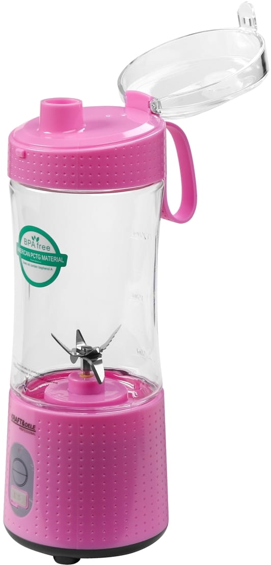 USB-C juhtmevaba blender 380 ml, 2 × 3000 mAh KD4172 – pilt 3
