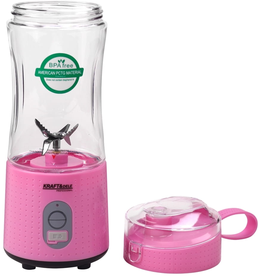 USB-C juhtmevaba blender 380 ml, 2 × 3000 mAh KD4172 – pilt 7