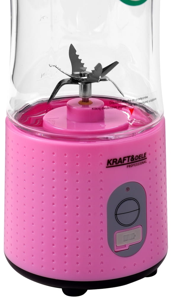 USB-C juhtmevaba blender 380 ml, 2 × 3000 mAh KD4172 – pilt 9