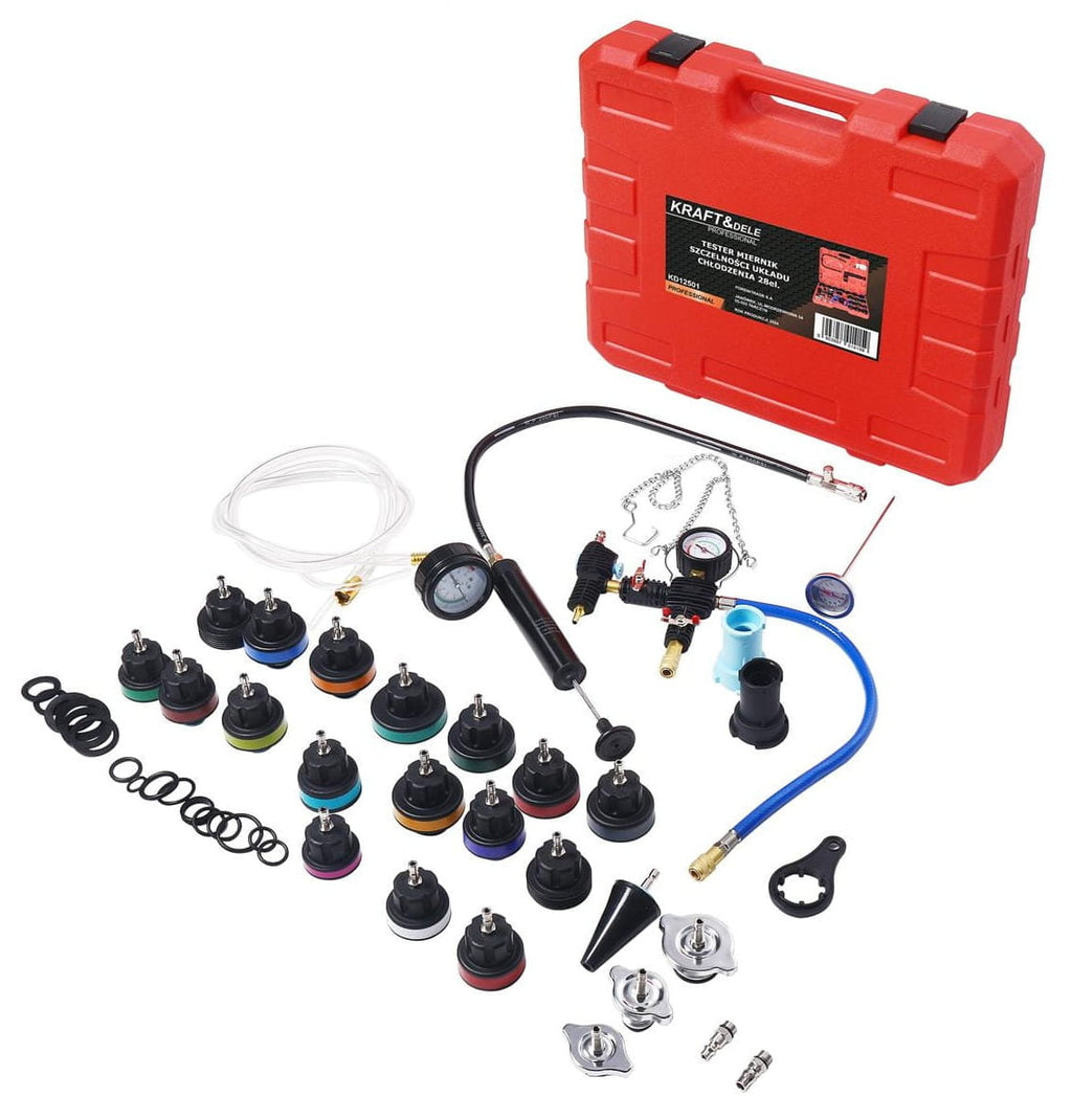 TESTER COOLING SYSTEM LEAKAGE METER 28pcs. KD12501 – pilt 2