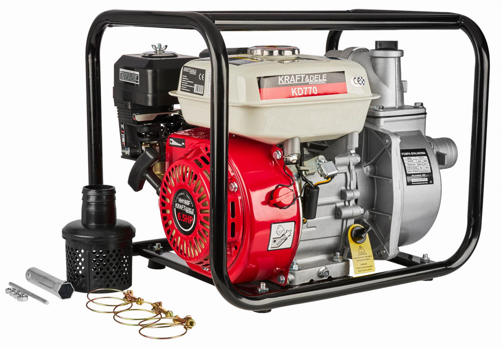 2-tolline bensiinimootoriga veepump 600 l/min KD770 – pilt 1