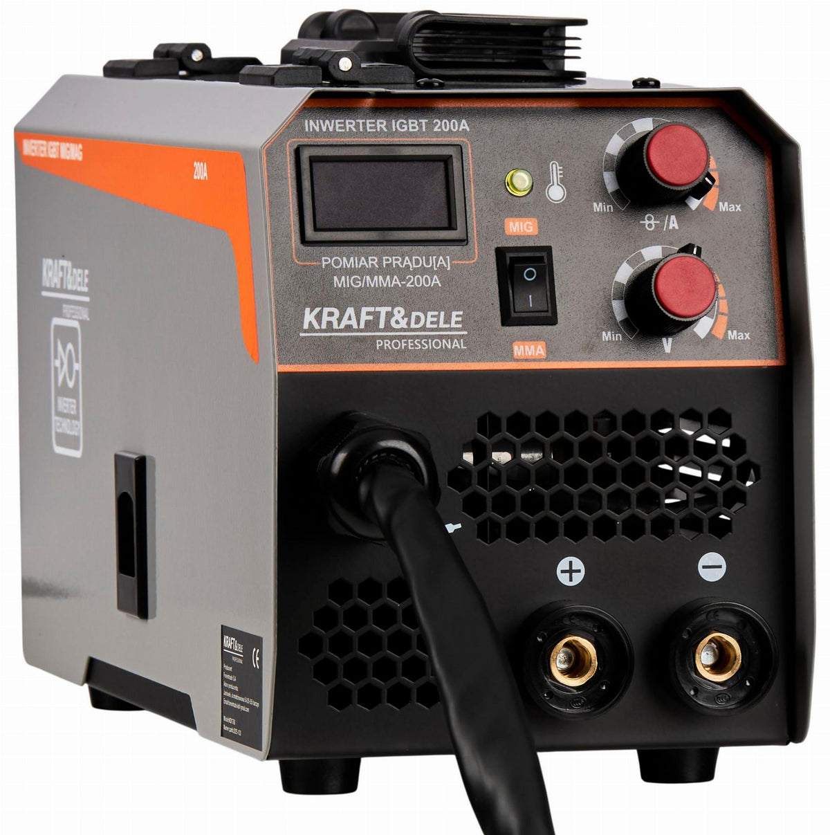 KRAFT&DELE MIG/MMA inverterkeevitusseade 200 A KD1788 – pilt 4