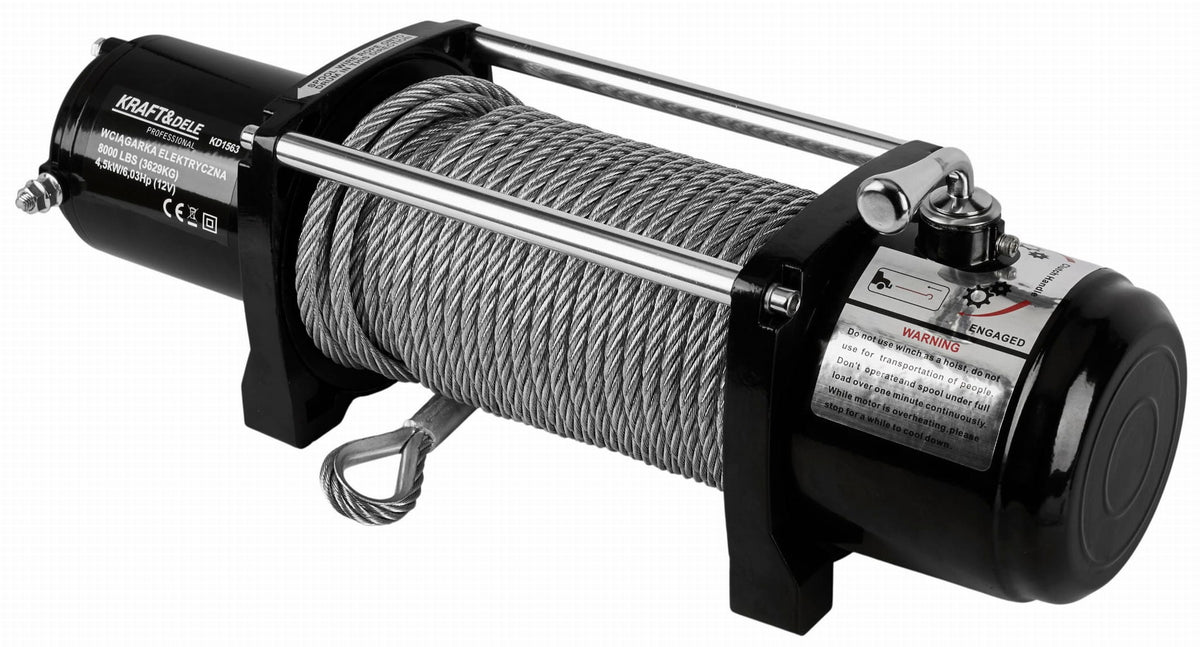 KRAFT&DELE elektriline terastrossvints 8000 lb 12 V KD1563 – pilt 4