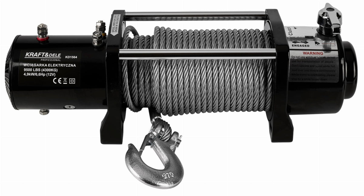 KRAFT&DELE elektriline sõidukivints 12 V 9500 lb / 4300 kg KD1564 – pilt 4