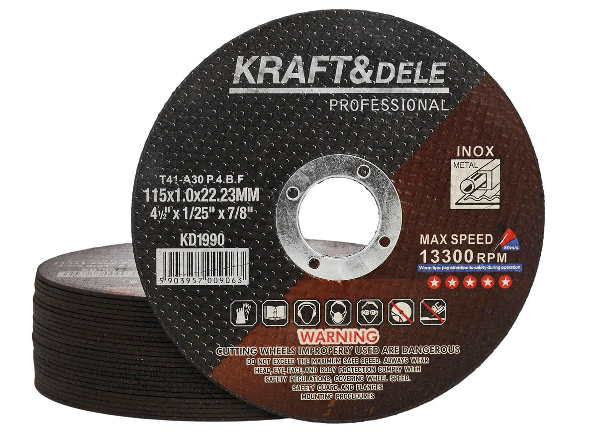 KRAFT&DELE metalli lõikeketas 115 × 1,0 × 22,23 mm KD1990 – pilt 2