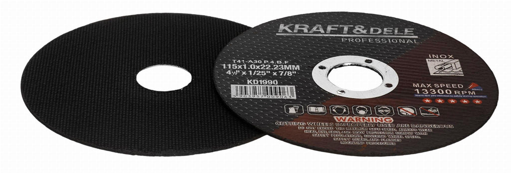KRAFT&DELE metalli lõikeketas 115 × 1,0 × 22,23 mm KD1990 – pilt 5