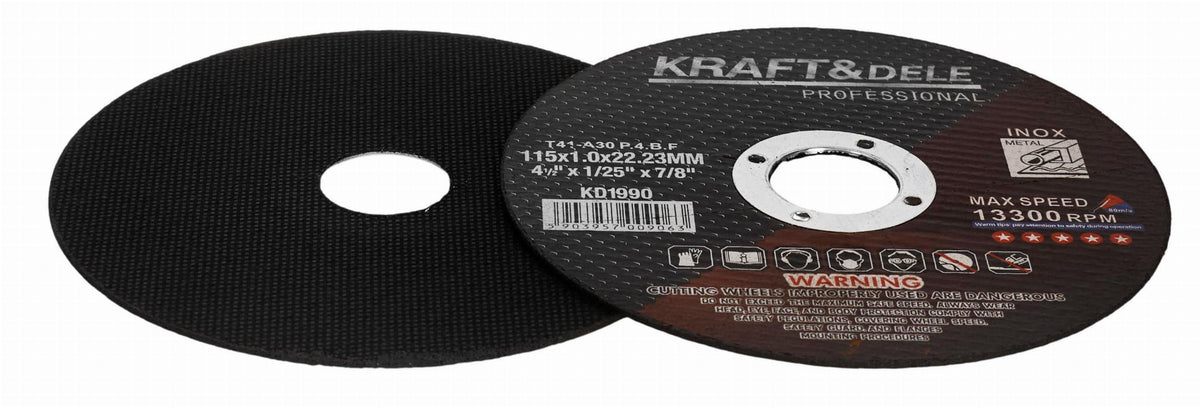 KRAFT&DELE metalli lõikeketas 115 × 1,0 × 22,23 mm KD1990 – pilt 5