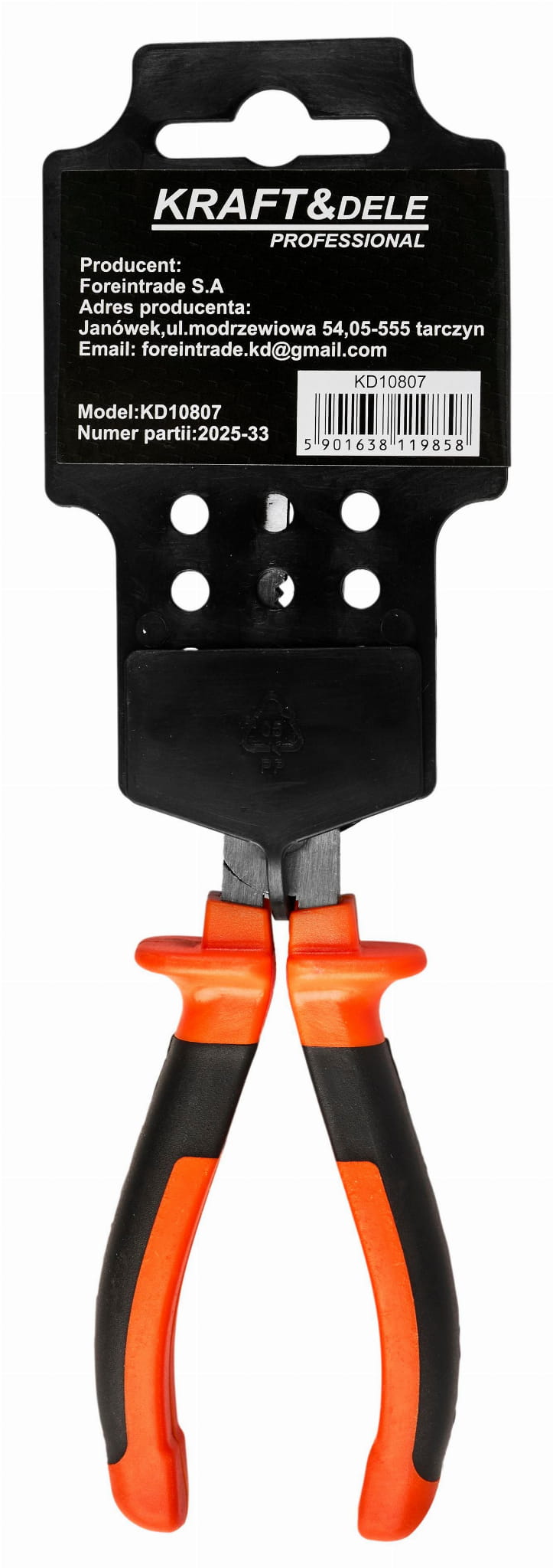 KRAFT&DELE universaalsed pikad tangid 180 mm KD10807 – pilt 9