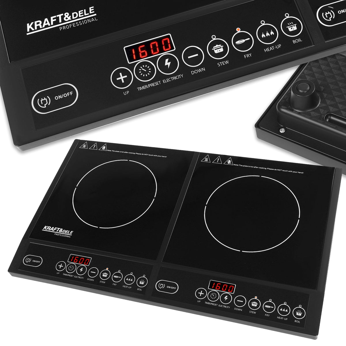 KRAFT&DELE induktsioonpliit 2000 W KD4167 – pilt 2