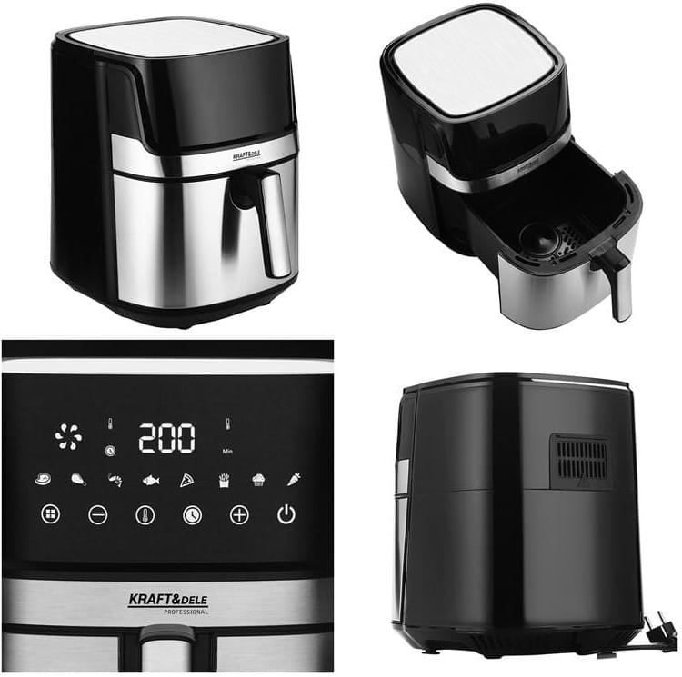Õlivaba fritüür 8 l KRAFT&DELE 1850 W KD4101 – pilt 2