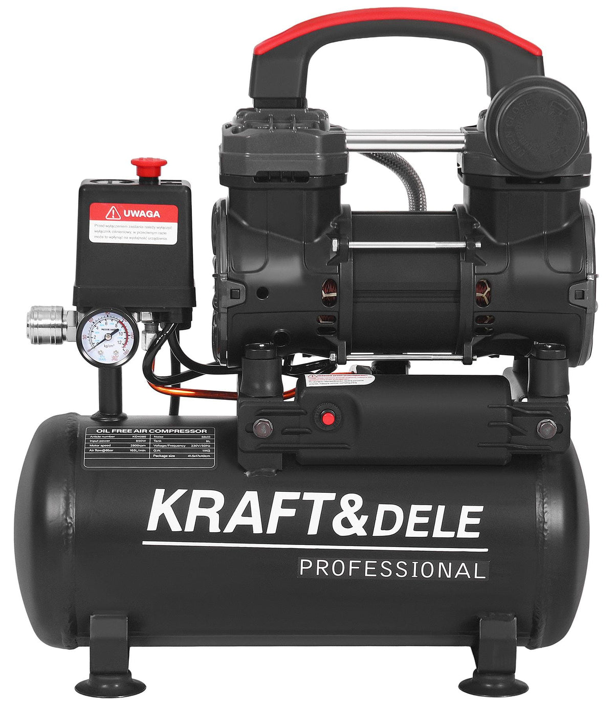 KRAFT&DELE õlivaba kompressor 9 l 850 W KD4080 – pilt 2