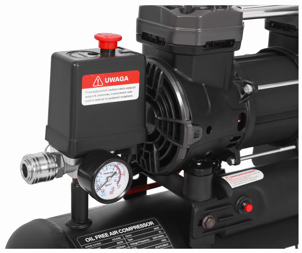 KRAFT&DELE õlivaba kompressor 9 l 850 W KD4080 – pilt 10