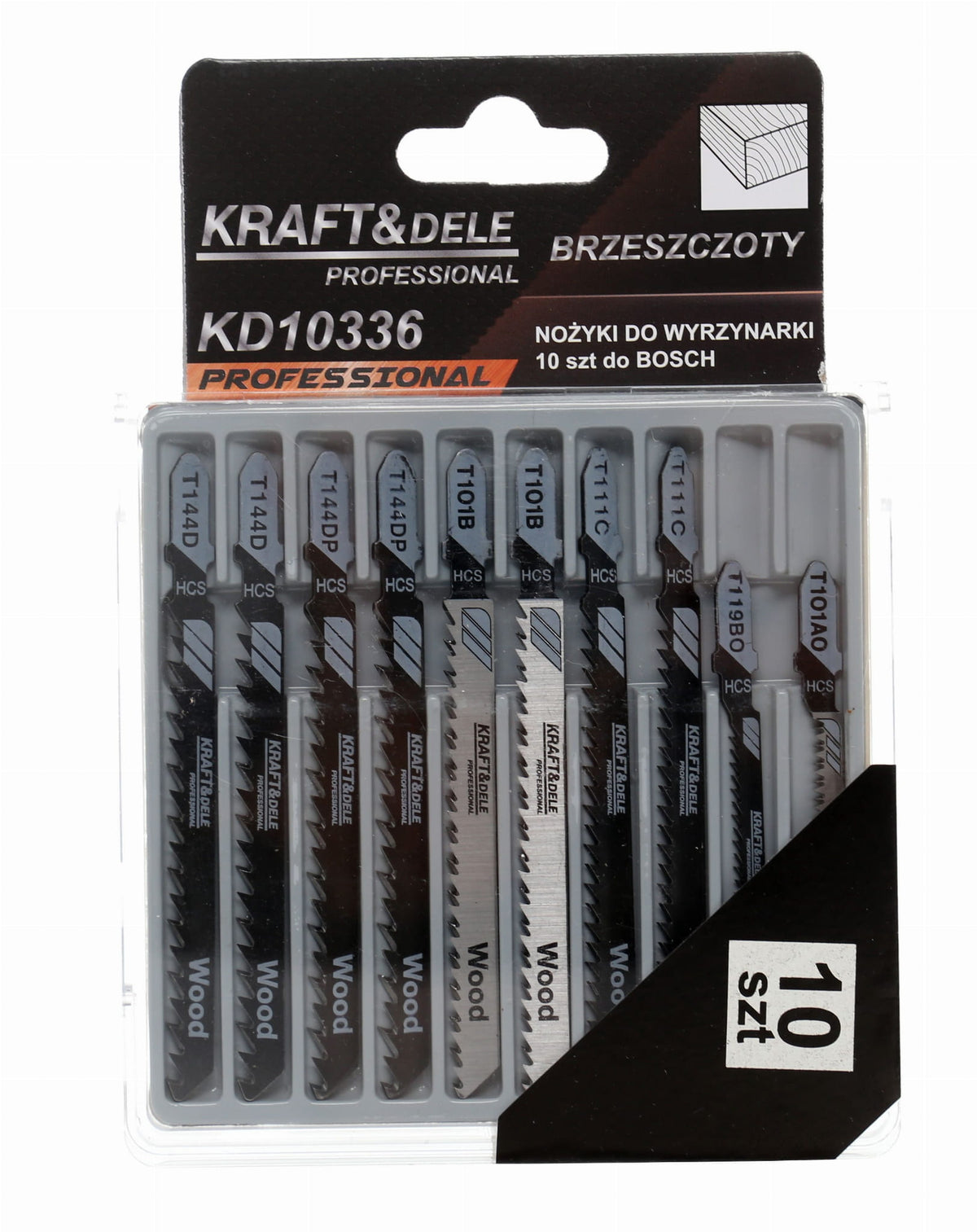 Tikksaeterade komplekt puidule 10 tk KD10336 – pilt 2