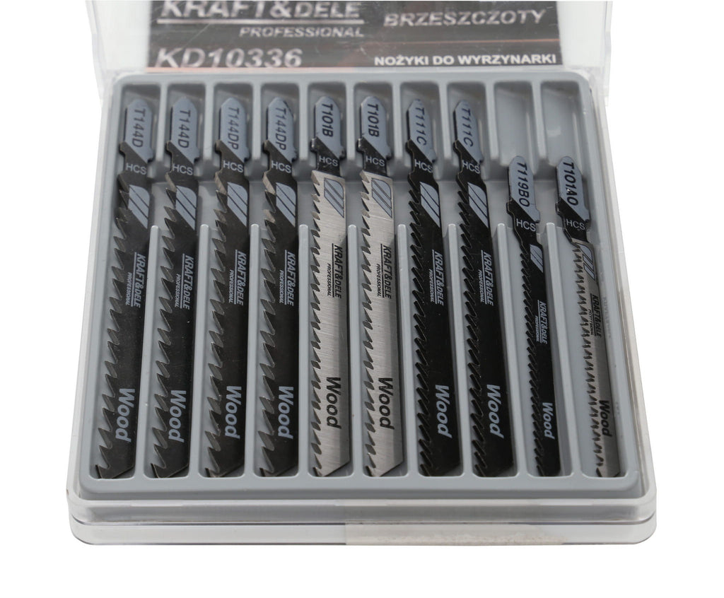 Tikksaeterade komplekt puidule 10 tk KD10336 – pilt 3