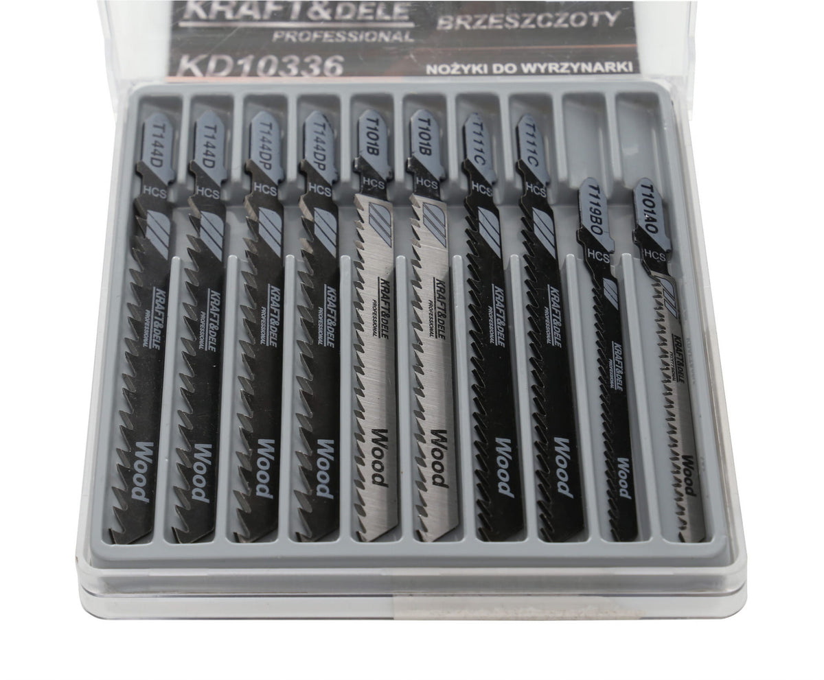 Tikksaeterade komplekt puidule 10 tk KD10336 – pilt 3