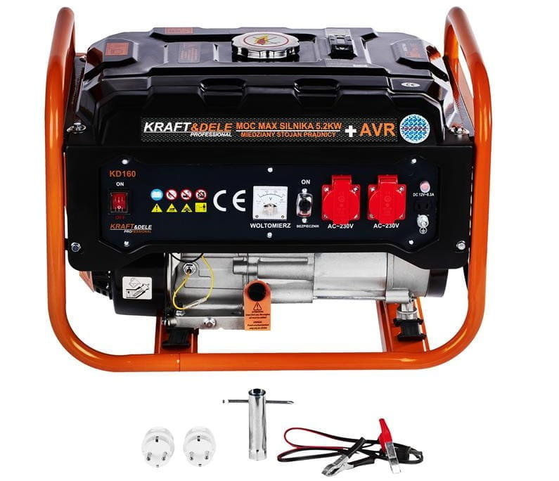 KRAFT&DELE ühefaasiline bensiinigeneraator 3500 W 12/230 V KD160 – pilt 3