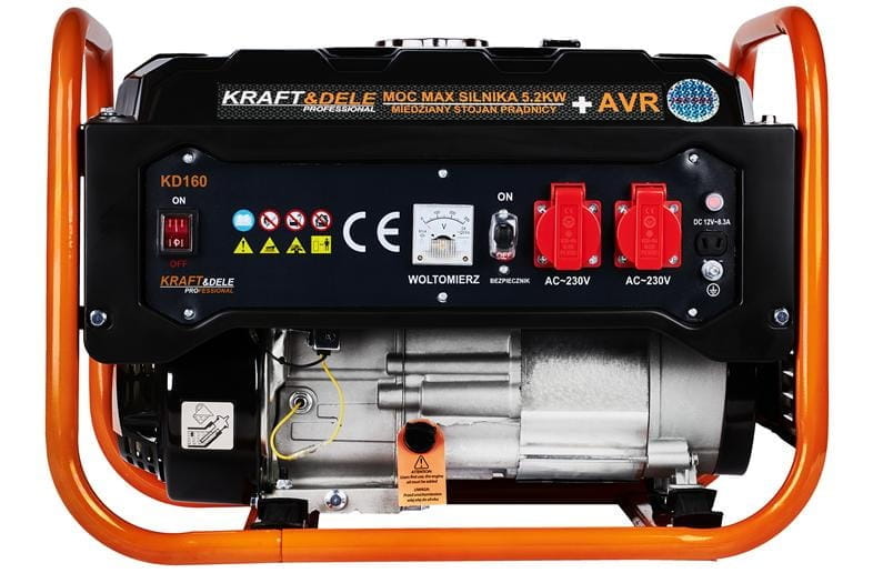 KRAFT&DELE ühefaasiline bensiinigeneraator 3500 W 12/230 V KD160 – pilt 5