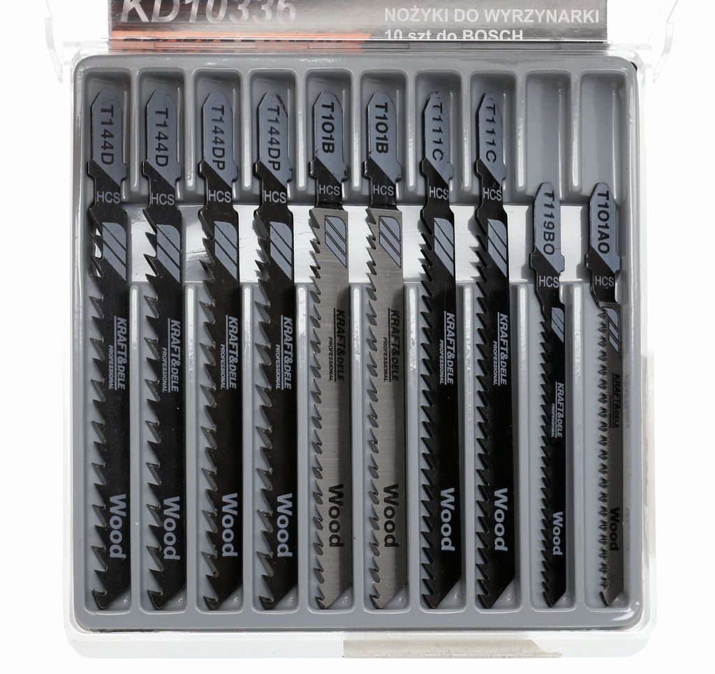 Tikksaeterade komplekt puidule 10 tk KD10336 – pilt 1