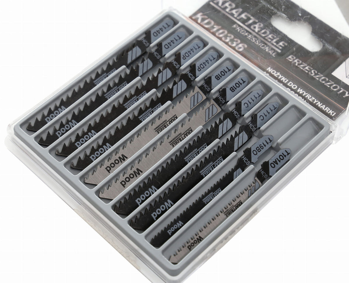 Tikksaeterade komplekt puidule 10 tk KD10336 – pilt 4