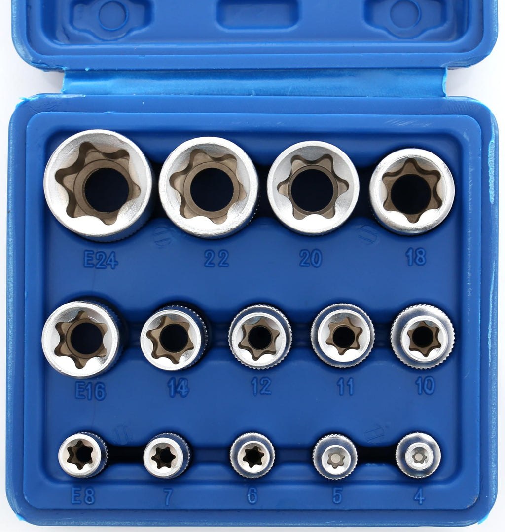 E-TORX-padrunikomplekt 14 tk KD10335 – pilt 6