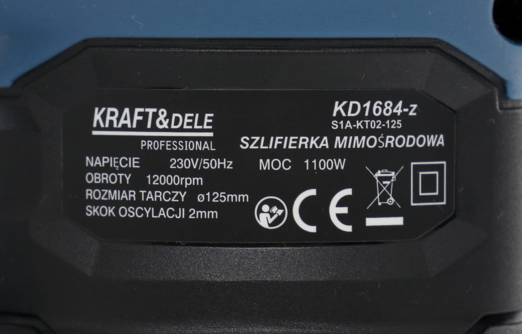 KRAFT&DELE ekstsentriklihvija 1100 W KD1684-Z – pilt 5