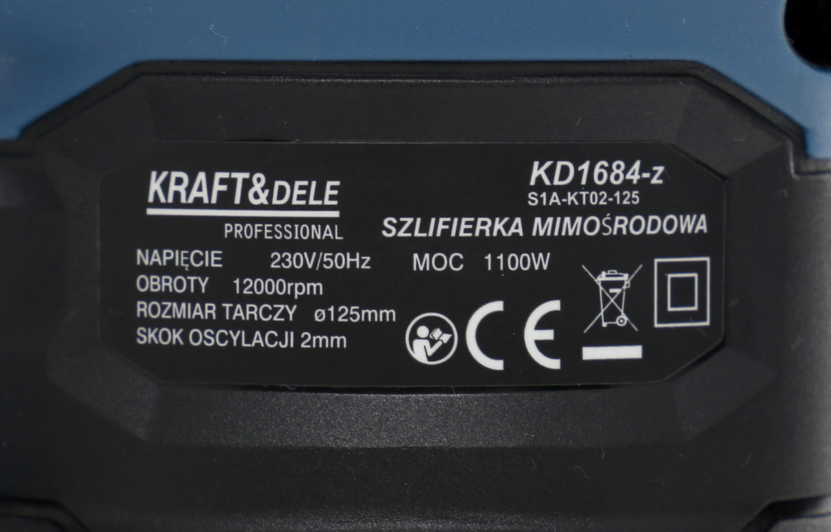 KRAFT&DELE ekstsentriklihvija 1100 W KD1684-Z – pilt 5