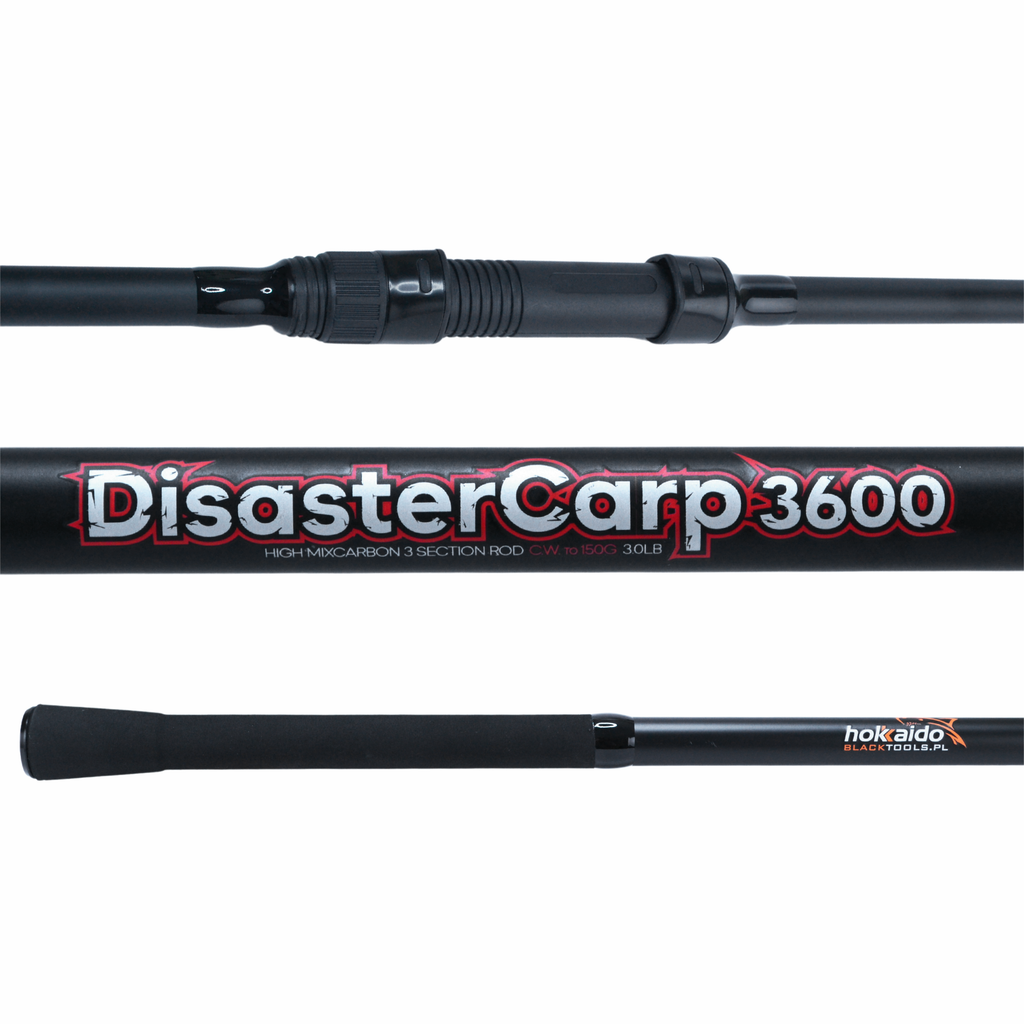 Hokkaido Disaster Carp 3600 karpkalavarras 3,6 m 150 g 3,0 lb 3-osaline W11218 – pilt 3