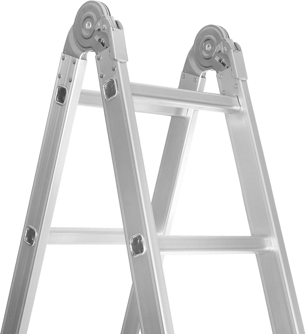 KRAFT&DELE alumiiniumist multifunktsionaalne liigendredel platvormiga 4 × 4, 460 cm KD4071 – pilt 4
