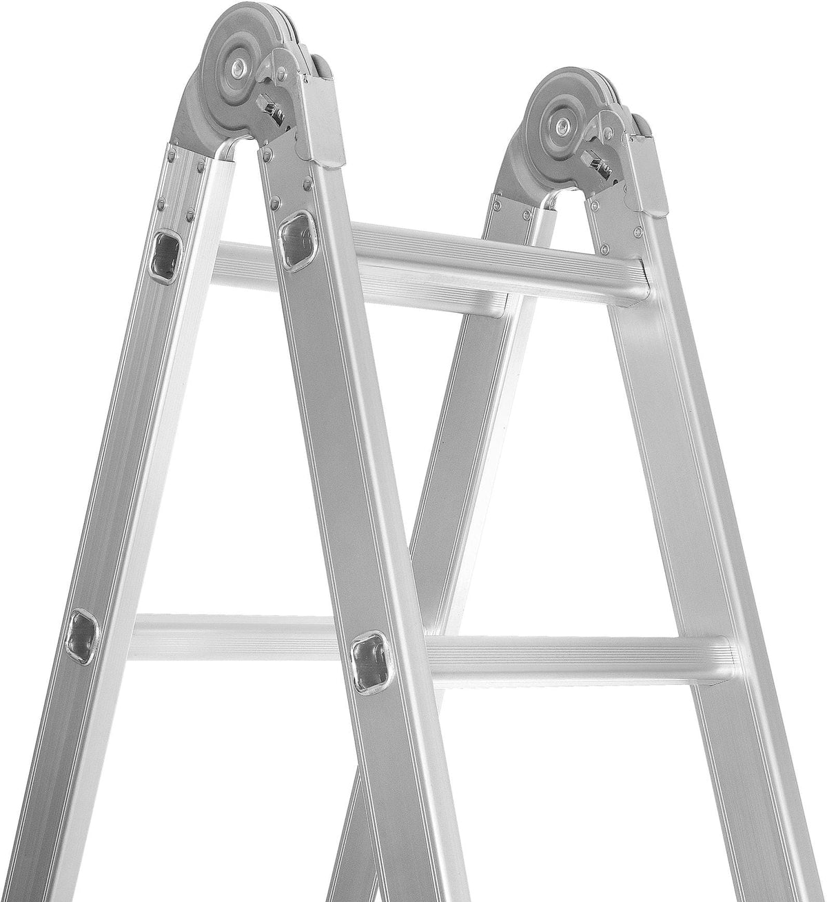 KRAFT&DELE alumiiniumist multifunktsionaalne liigendredel platvormiga 4 × 4, 460 cm KD4071 – pilt 4