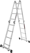 KRAFT&DELE alumiiniumist multifunktsionaalne liigendredel platvormiga 4 × 4, 460 cm KD4071 – pilt 1