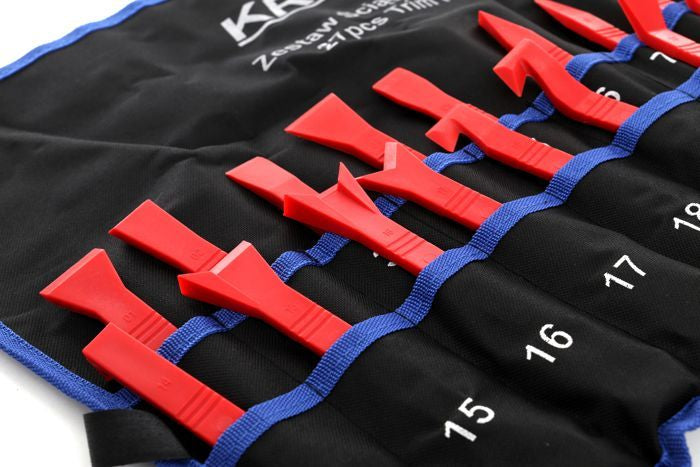 KRAFT&DELE Kvaliteetne 27-osaline plastikheeblite ja tüüblitangide komplekt KD1130
