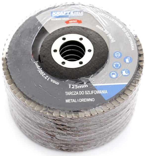 KRAFT&DELE Lamell-lihvketas 125 mm P80 10tk KD967