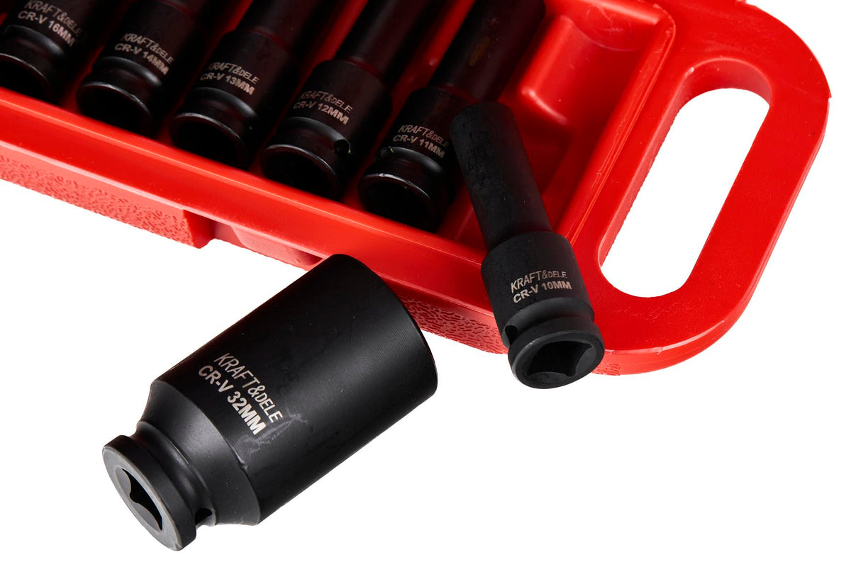 KRAFT&DELE Löökpadrunite komplekt 1/2" 10–30 mm KD10521