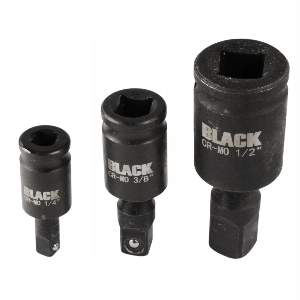 Löökmutrivõtme kardaanliigendite komplekt 1/4", 3/8" ja 1/2", 3 tk 11703 – pilt 2