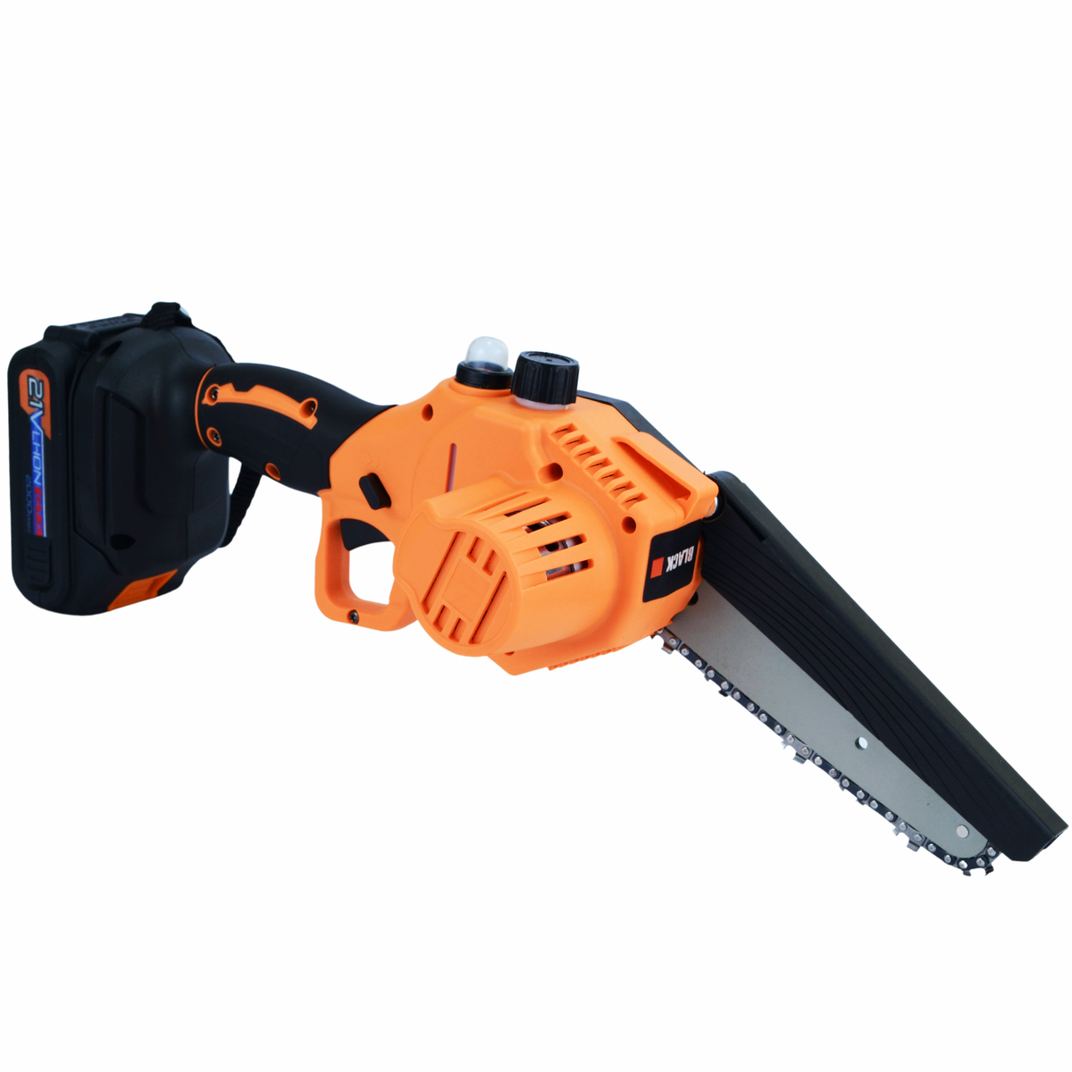 BLACKTOOLS juhtmeta kettsaag 150 mm 21 V 2 Ah kahe aku ja käsitsi ketimäärimisega 53739 – pilt 3