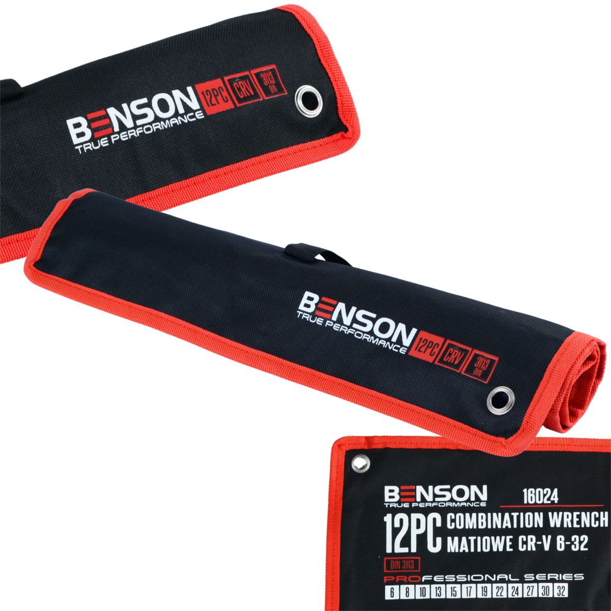 Benson by Black 12-osaline leht-silmusvõtmete komplekt 6–32 mm 16024 – pilt 2